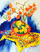 Still Life Studies in Watercolour by Canadian Artist and Teacher, Wilma Pinkus